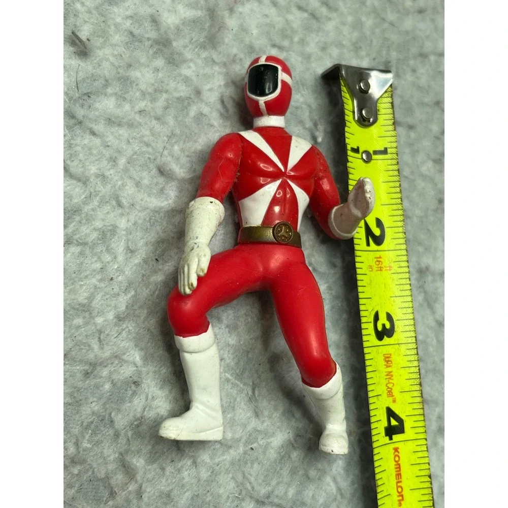 Vintage 2000 Power Ranger Lightspeed Rescue Red Ranger McDonalds Toy Figure 3.5